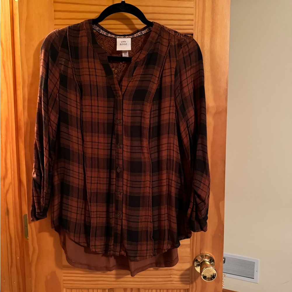 Knox Rose long sleeve top  - Small